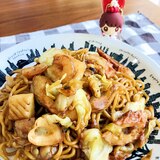 休日のお昼に！海鮮焼きそば